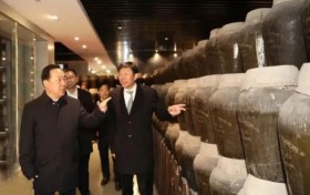 王浩省长调研会稽山